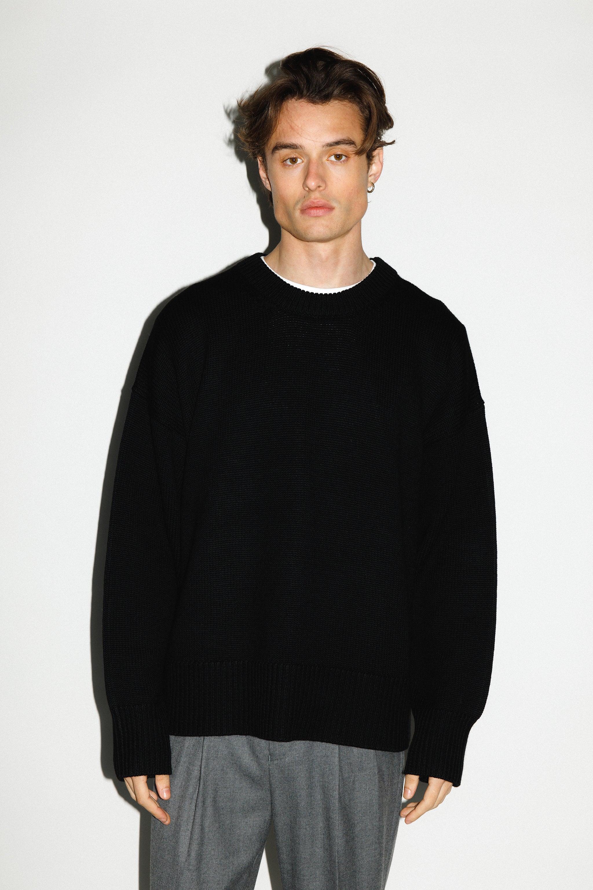 Palos Oversized Crew-Neck Sweater
